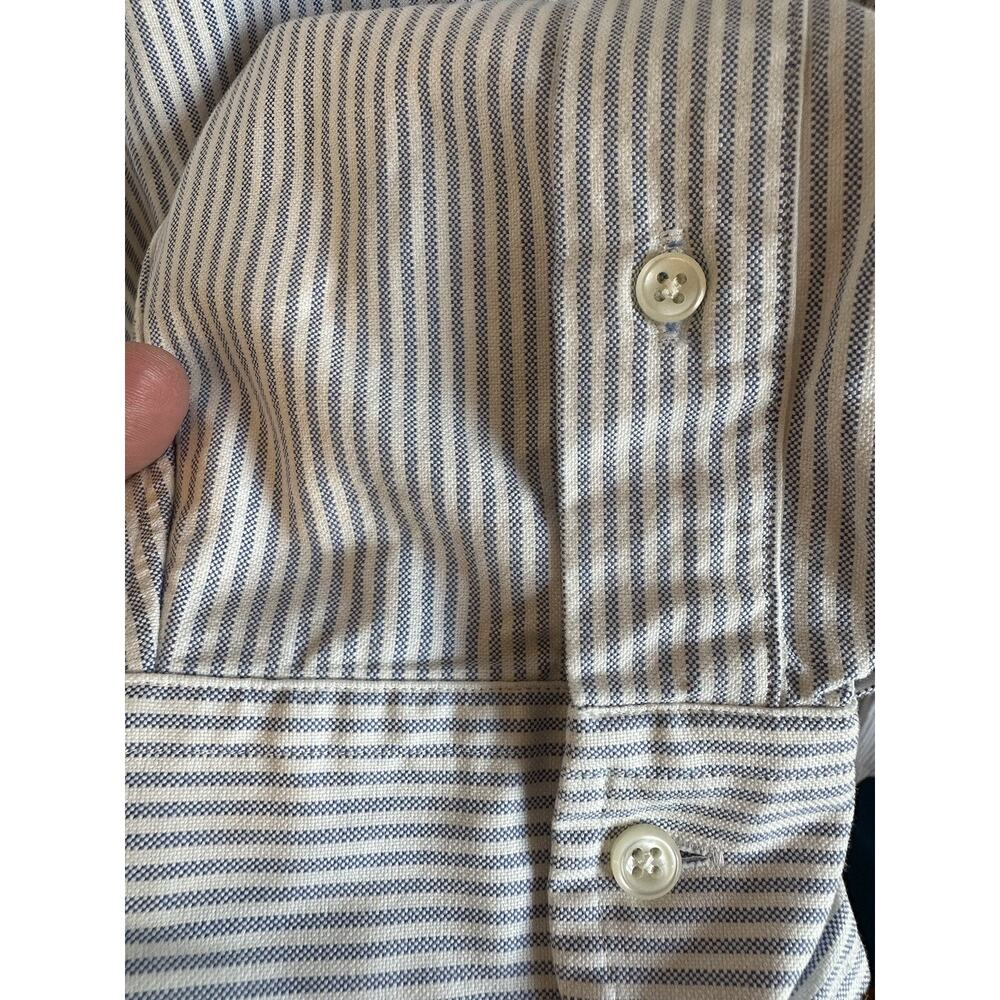 NWT Ralph Lauren Oxford Blue/white Classic Button Down Polo Long Sleeve $98 XL - Picture 8 of 10